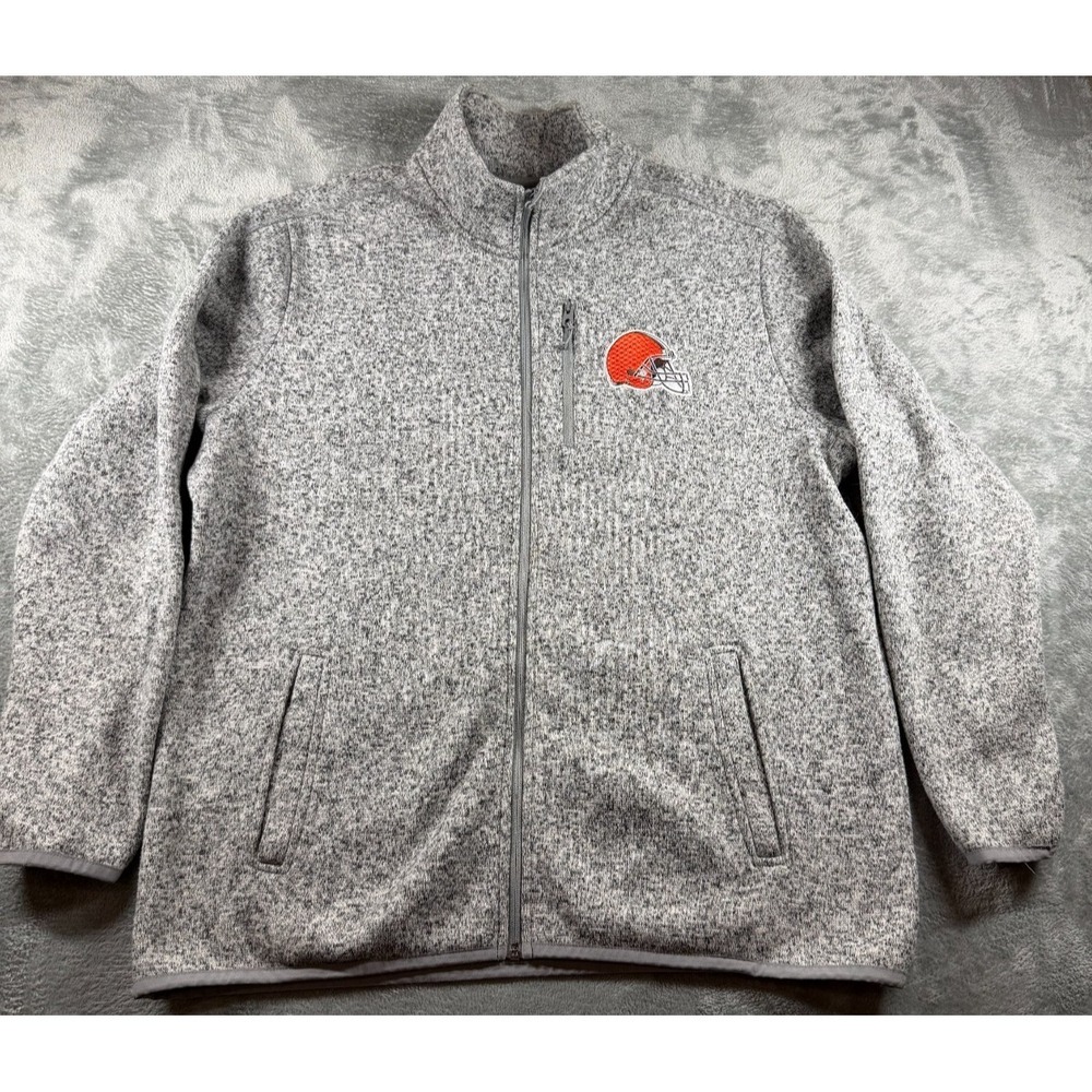 Cleveland Browns NFL Darius Rucker Full Zip Sweater Fleece Jacket Mens XL